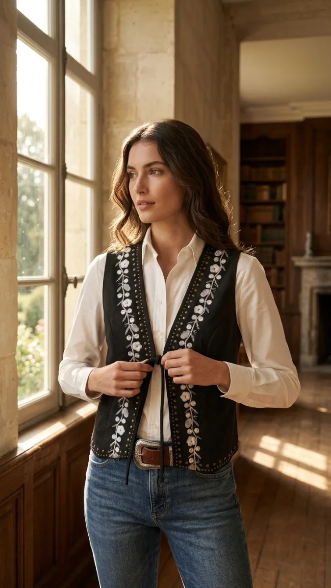 Chaleco Consu - Negro · chalecos de mujer · Vitreaux Boutique