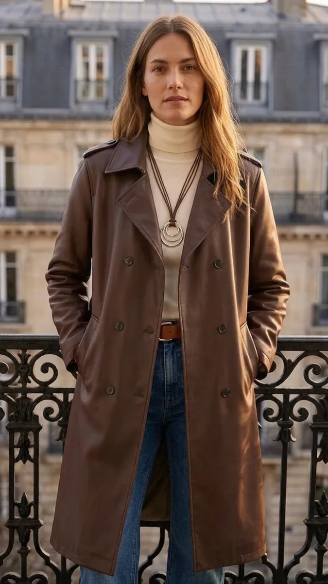 Trench Berlin - Choco · abrigos de mujer · Vitreaux Boutique